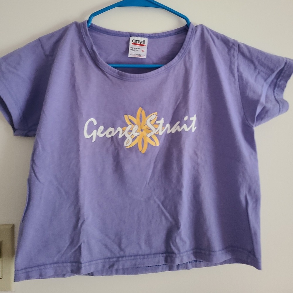 George Strait Purple Shirt